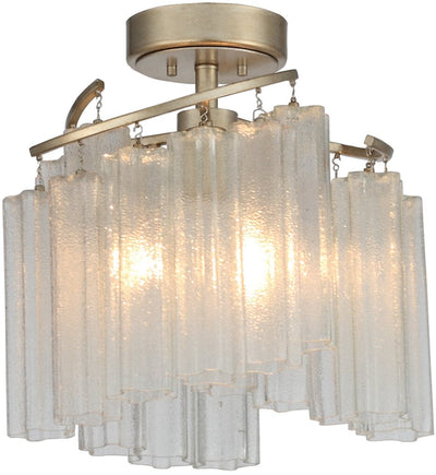 Maxim Lighting - 39570WFLGS - Victoria 17" Semi-Flush