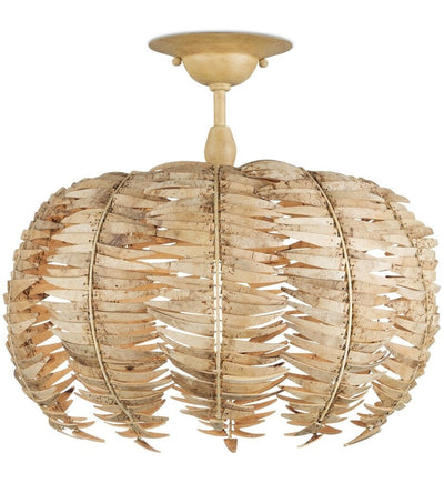 Currey & Company - 9000-1258 - Tiptur 15.75" Semi-Flush Mount