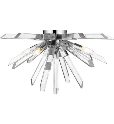 Z-Lite - 4003-F-CH - Burst 24.75" Flush Mount