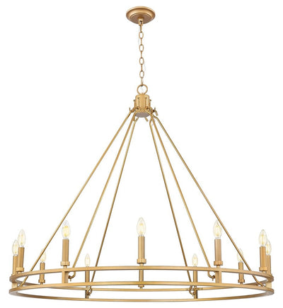 Z-Lite - 4005-12SBR - Dennison 47.5-inch Chandelier