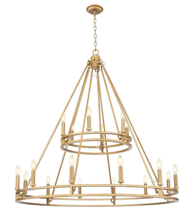 Z-Lite - 4005-18SBR - Dennison 47.5-inch Chandelier