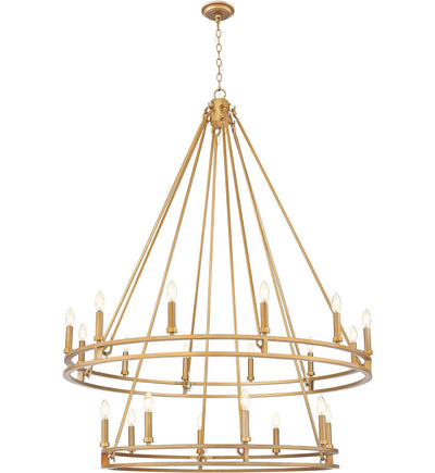 Z-Lite - 4005-20SBR - Dennison 47.5-inch Chandelier