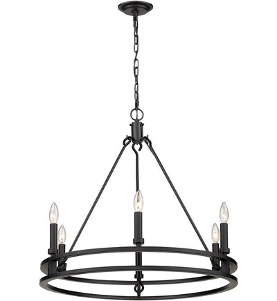 Z-Lite - 4005-6MB - Dennison 27.25" Chandelier