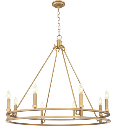 Z-Lite - 4005-8SBR - Dennison 36-inch Chandelier
