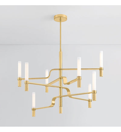 Hudson Valley - 4008-AGB - Allentown 48" Chandelier