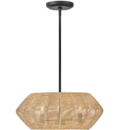Hinkley Lighting - 40383BLK-CML - Luca 21.25" Chandelier