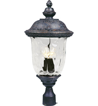 Maxim Lighting - 40420WGOB - Carriage House 26.5" 3 Light Incandescent Outdoor Post Light