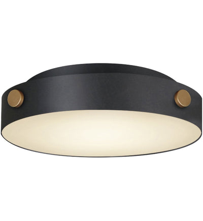Maxim Lighting - 42129BKAB - Rivet 12" Flush Mount
