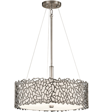 Kichler - 43346CLP - Silver Coral 18.25" Pendant
