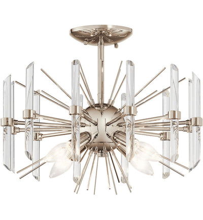Kichler - 44277PN - Eris 16" Semi-Flush