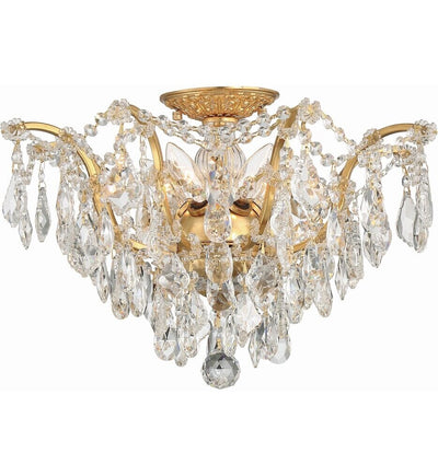 Crystorama - 4457-GA-CL-MWP - Filmore 19" Flush Mount