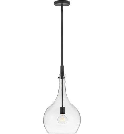 Hinkley Lighting - 4457BK-CL - Ziggy 12" Pendant