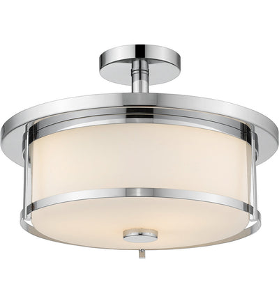 Z-Lite - 465SF16-CH - Savannah 15.75" Semi-Flush Mount
