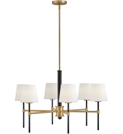 Hinkley Lighting - 46954BK-LCB - Saunders 30" Chandelier