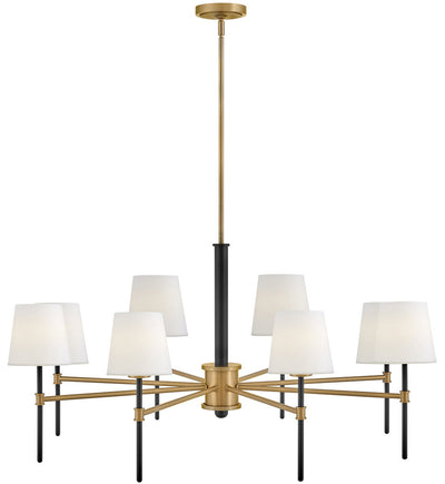 Hinkley Lighting - 46956BK-LCB - Saunders 40" Chandelier