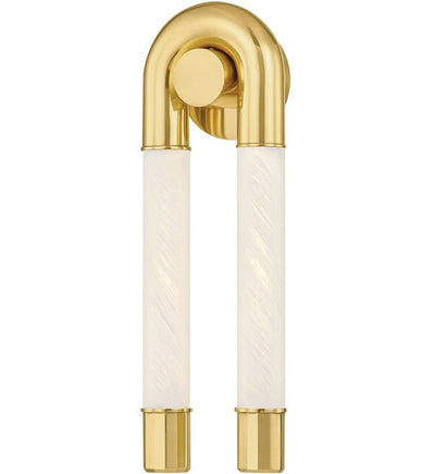 Corbett Lighting - 471-02-VPB - Zeme 19.25" Wall Sconce