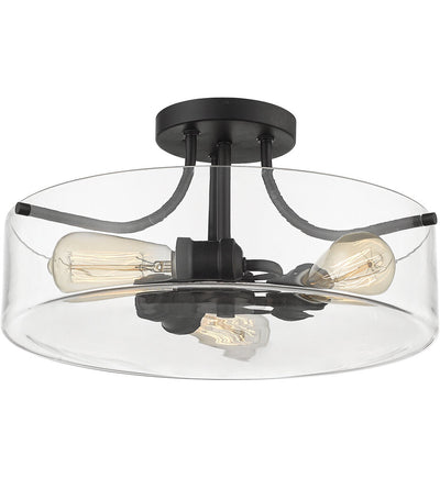 Z-Lite - Delaney 15" Semi-Flush Mount