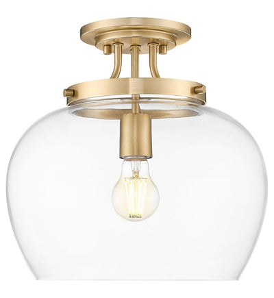 Z-Lite - 473SF13-BBR - Joliet 13-inch Semi-Flush Mount