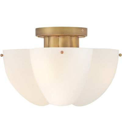Hinkley Lighting - 47583HB - Becca 14" Semi-Flush Mount