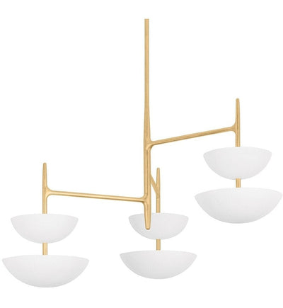 Corbett Lighting - 477-42-VGL/GSW - Evander 42" Chandelier
