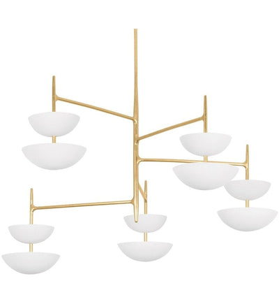 Corbett Lighting - 477-55-VGL/GSW - Evander 55" Chandelier