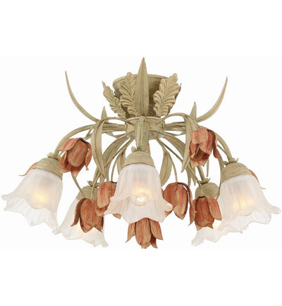 Crystorama - Southport 22" Semi Flush