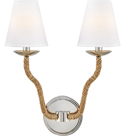 Hinkley Lighting - 48440PN-NAT - Harwich 19.5-Inch Sconce