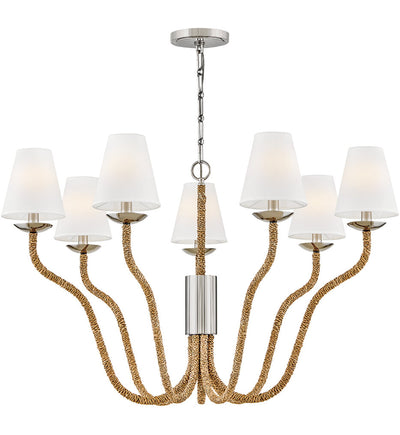 Hinkley Lighting - 48445PN-NAT - Harwich 40-Inch Chandelier