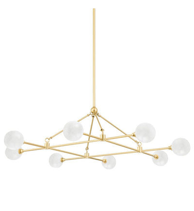 Hudson Valley - 4846-AGB - Andrews 46" Chandelier