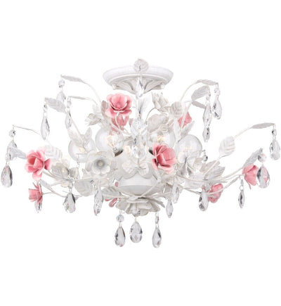 Crystorama - 4850-WW - Lola 20" Semi Flush