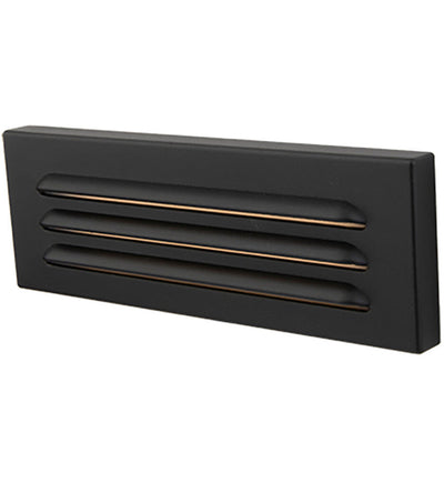 WAC Lighting - 9in 12V LED Horizontal Louvered Surface Mounted Step Light and Wall Light