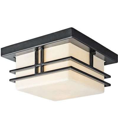 Kichler - 49206BK - Tremillo 11.5" Outdoor Flush Mount