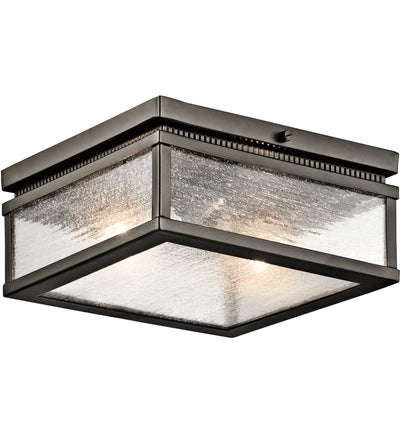 Kichler - 49389OZ - Manningham 11.75" Outdoor Flush Mount