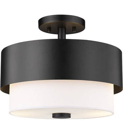Z-Lite - Counterpoint 13" Semi-Flush