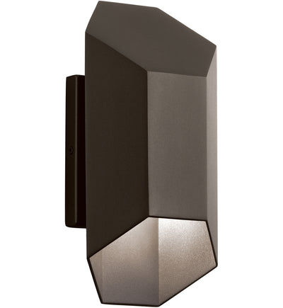 Kichler - 49608AZTLED - Estella 16.5" Outdoor Wall Sconce