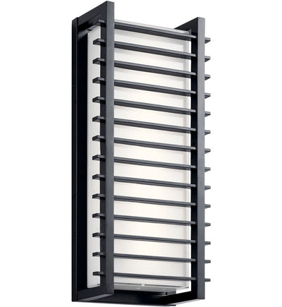 Kichler - 49786BKLED - Rockbridge 20.75" Outdoor Wall Sconce