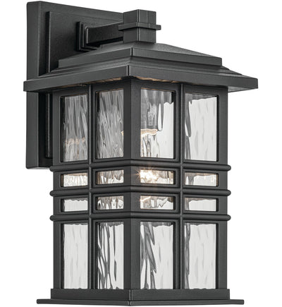 Kichler - 49829BKT - Beacon 12" Outdoor Wall Sconce