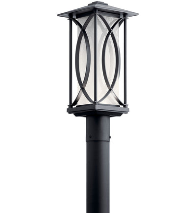 Kichler - 49976BKTLED - Ashbern 19" Outdoor Post Lantern