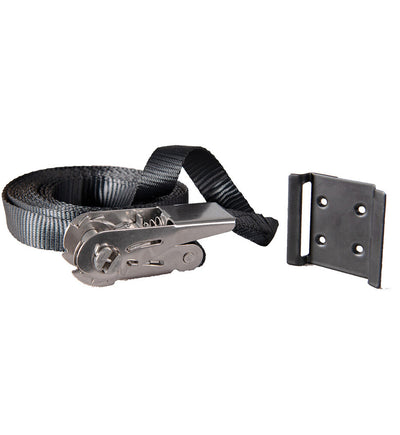WAC Lighting - 5000-TST-BK - Tree Mount Junction Box Strap for Landscape Lighting Accent or Wall Wash