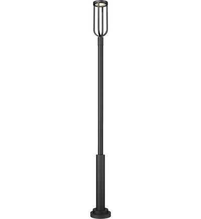 Z-Lite - 5005PHB-5010P-BK-LED - Leland 118.25" Outdoor Post Mount