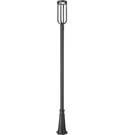 Z-Lite - 5005PHB-5011P-BK-LED - Leland 117.75" Outdoor Post Mount