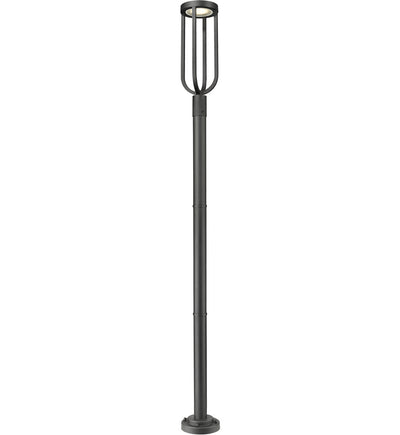 Z-Lite - 5005PHB-567P-BK-LED - Leland 97.25" Outdoor Post Mount