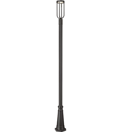 Z-Lite - 5005PHM-5011P-BK-LED - Leland 112.5" Outdoor Post Mount