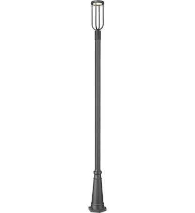 Z-Lite - 5005PHM-519P-BK-LED - Leland 112.5" Outdoor Post Mount