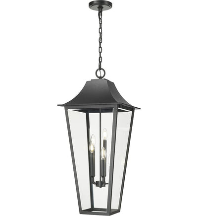 Z-Lite - 5008CHXXL-BK - Gannon 16" Outdoor Pendant