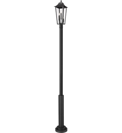 Z-Lite - 5008PHBR-5010P-BK - Gannon 121.5" Outdoor Post Light