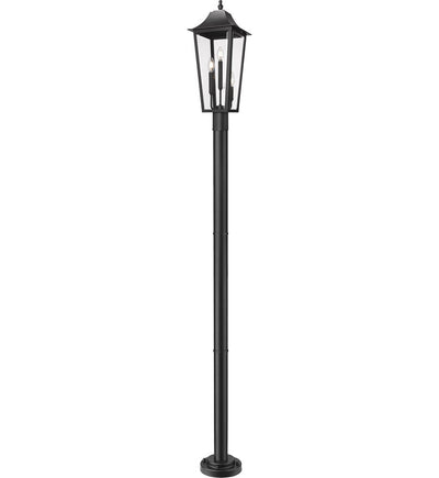 Z-Lite - 5008PHBR-5012P-BK - Gannon 100.5" Outdoor Post Light