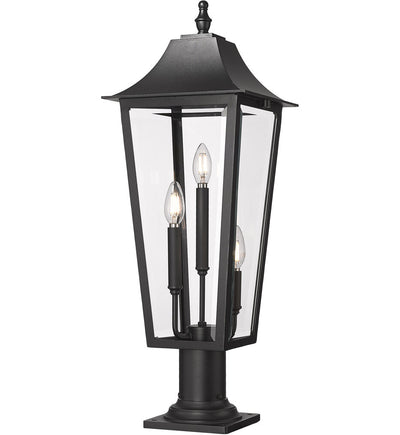 Z-Lite - 5008PHBR-533PM-BK - Gannon 28.75" Outdoor Pier Mount