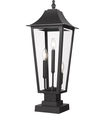 Z-Lite - 5008PHBS-SQPM-BK - Gannon 27.75" Outdoor Pier Mount