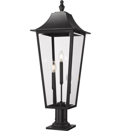 Z-Lite - 5008PHXLR-533PM-BK - Gannon 33.5" Outdoor Pier Mount